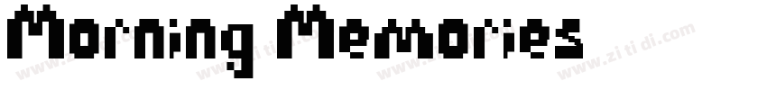 Morning Memories字体转换